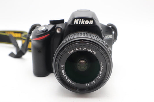 Nikon D3200 DSLR Camera 24.2MP with 18-55mm, Shutter Count 2456 V.G. REFURBISHED