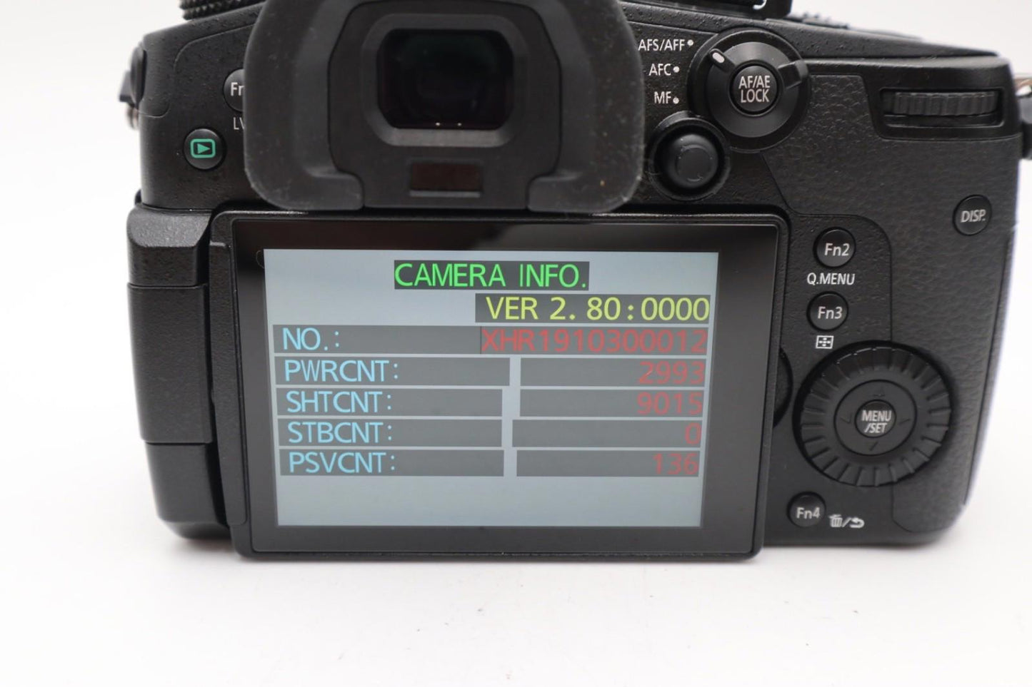 Panasonic DMC-GH5 Mirrorless Camera 20MP Body Only, Shutter 9015, VG REFURBISHED