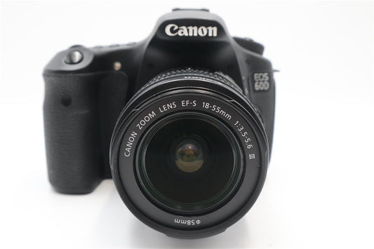 Canon EOS 60D Camera DSLR 18.0MP with 18-55mm, Shutter Count 7610, Good Cond.