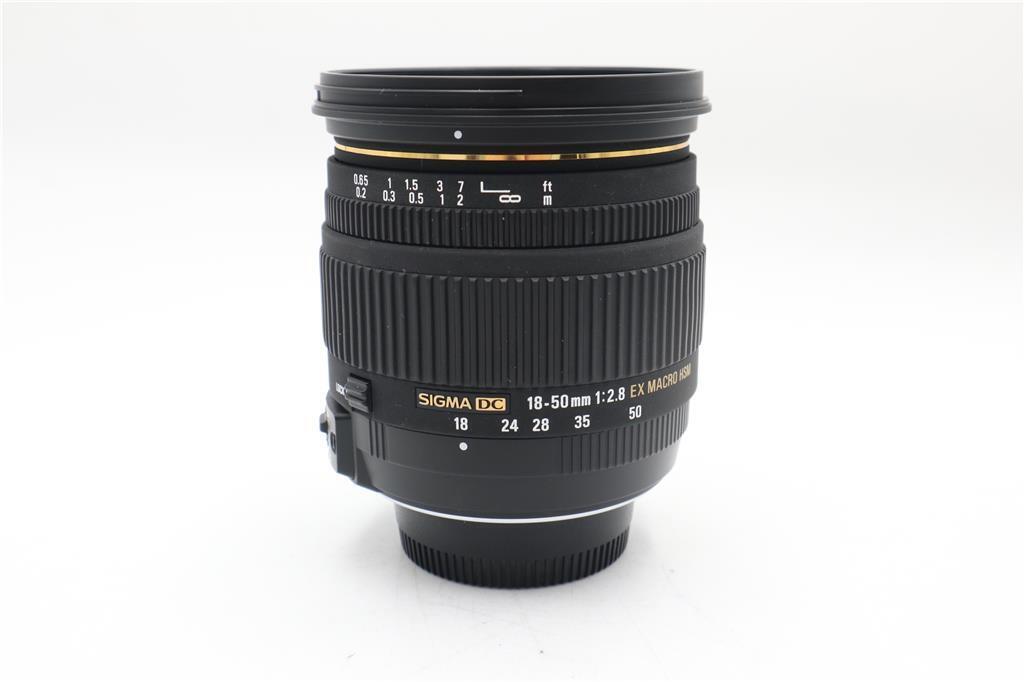 Sigma 18-50mm All-Around Lens F2.8 DC EX Macro for Nikon F-Mount, Very Good Cond