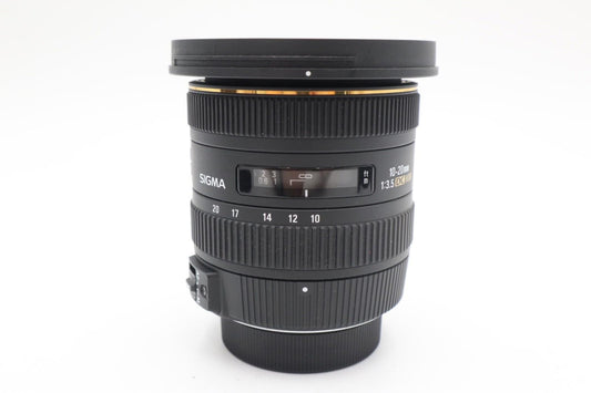 Sigma 10-20mm Lens f/3.5 EX HSM DC, Wide Angle Lens For Nikon, V. G. REFURBISHED