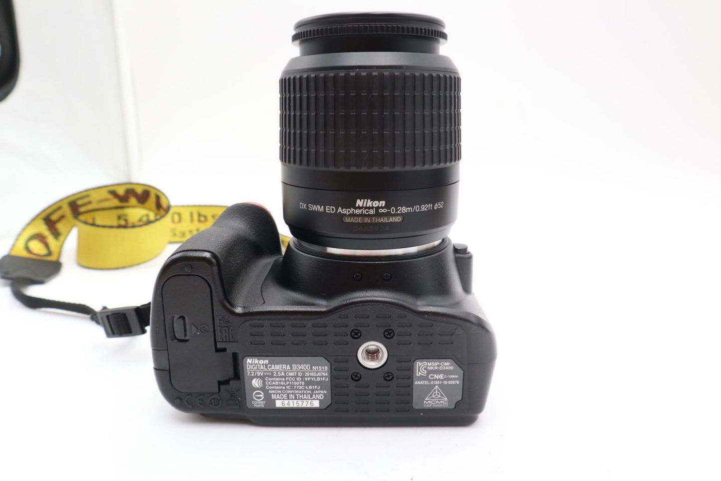 Nikon D3400 DSLR Camera 24.2MP with 18-55mm, Shutter Count 7508, V.G REFURBISHED