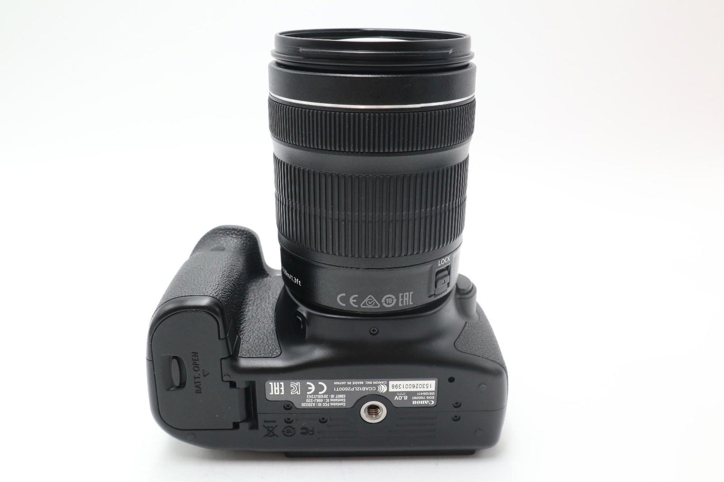 Canon 70D DSLR Camera 20.2MP with 18-135mm IS STM Shutter Count 5442 REFURBISHED