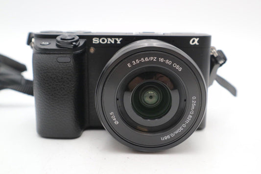 Sony A6300 Mirrorless Camera 24.3MP with 16-50mm, Shutter Count 32%, Good Cod.