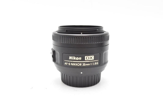 Nikon 35mm Prime Lens F1.8G AF-S DX SWM Very Sharp Portrait, Good REFURBISHED