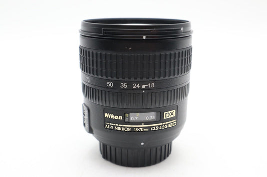 Nikon 18-70mm All-Around Lens F3.5-4.5G AF-S IF ED Wide Angle, Good Condition