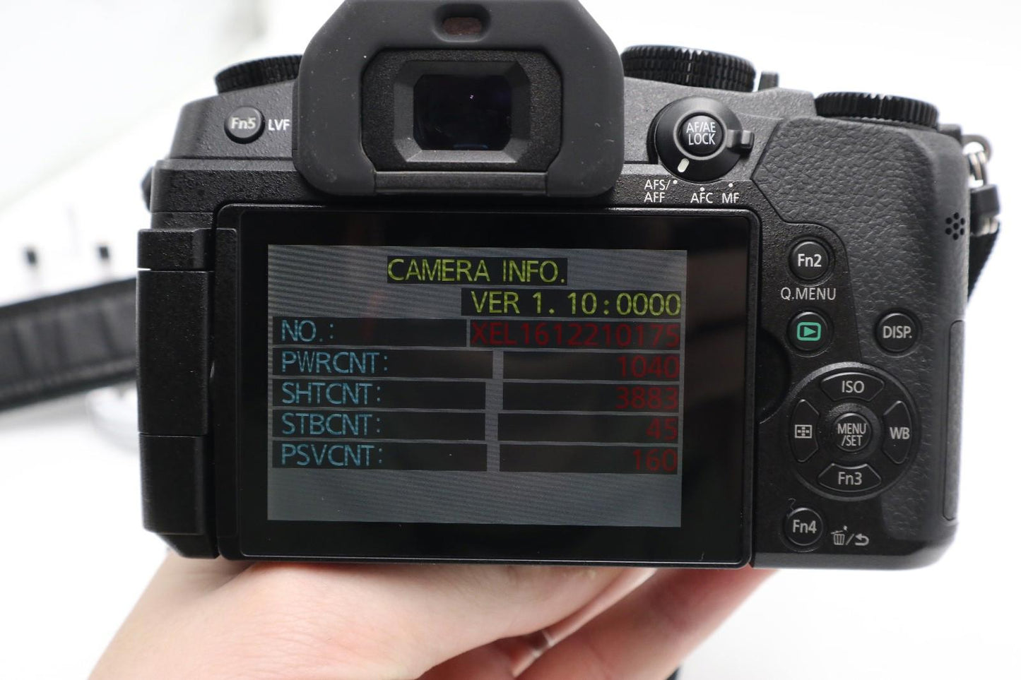 Panasonic G80 4K Mirrorless Camera 16MP Body Only Shutter Count 3883 REFURBISHED