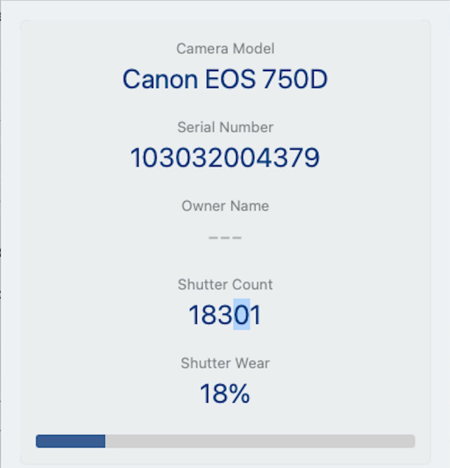 Canon 750D Camera DSLR 24.2MP with 18-55mm, Shutter Count 18301 Good REFURBISHED