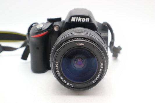 Nikon D3200 DSLR Camera 24.2MP with 18-55mm, Shutter Count 3133, Good Condition