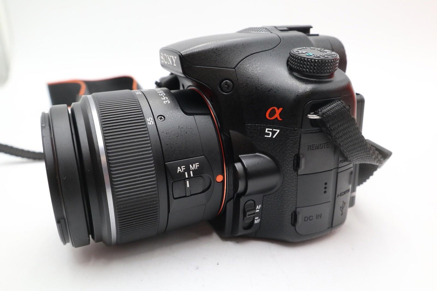 Sony Alpha A57 Camera DSLR 16.1MP with 18-55mm, Shutter Count 13258, REFURBISHED