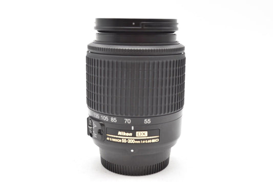 Nikon 55-200mm Zoom Lens F/4-5.6 AF-S DX ED, Good Condition