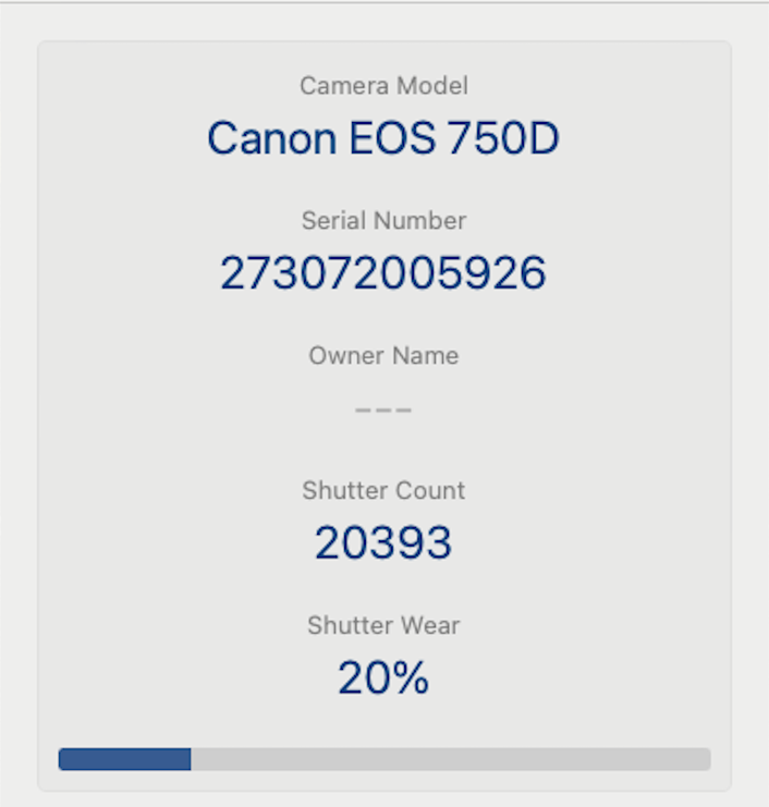 Canon 750D Camera DSLR 24.2MP with 18-55mm, Shutter Count 20393, Good Condition
