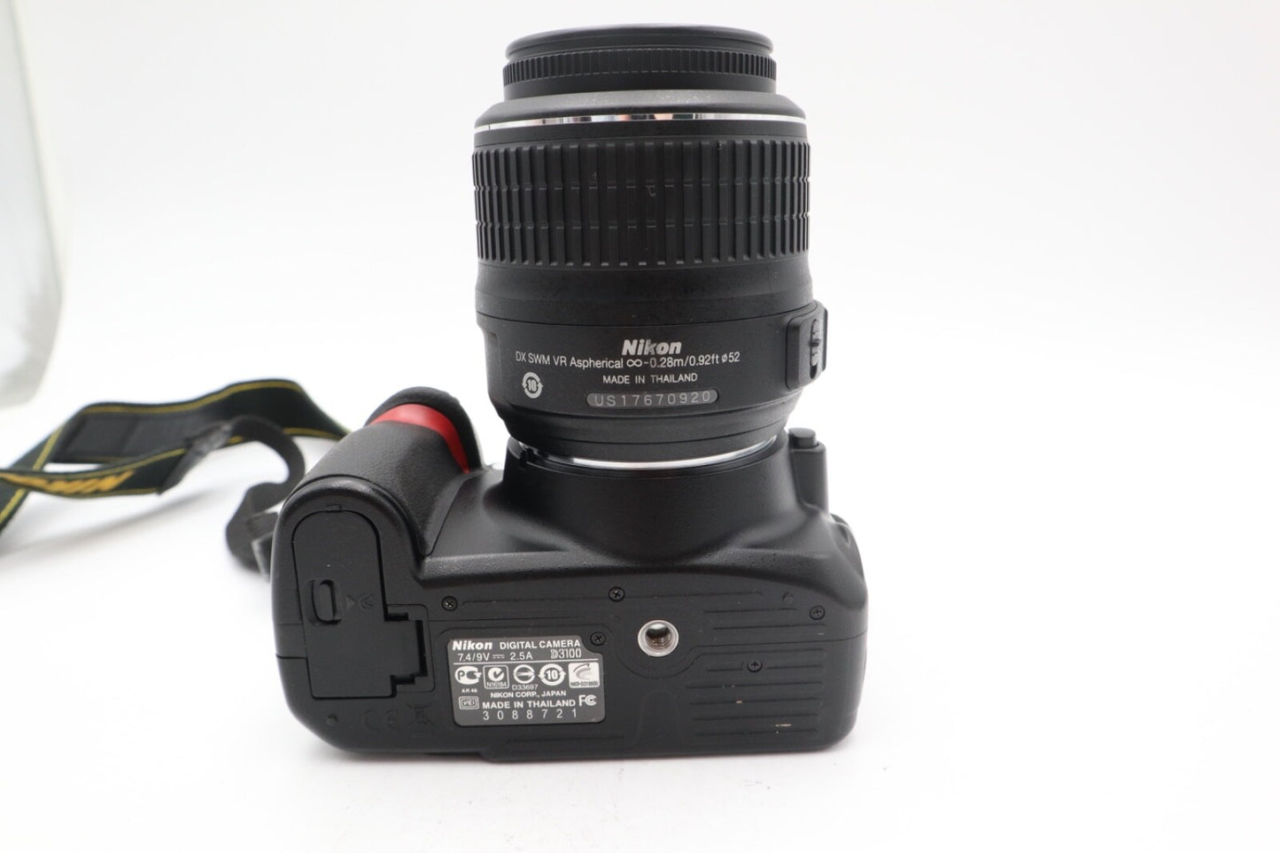 Nikon D3100 DSLR Camera 14.2MP with 18-55mm, Shutter Count 4799, Very Good Cond.