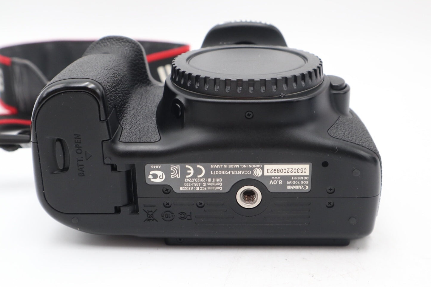 Canon 70D DSLR Camera 20.2MP Body Only, Shutter Count 13262, Good Condition