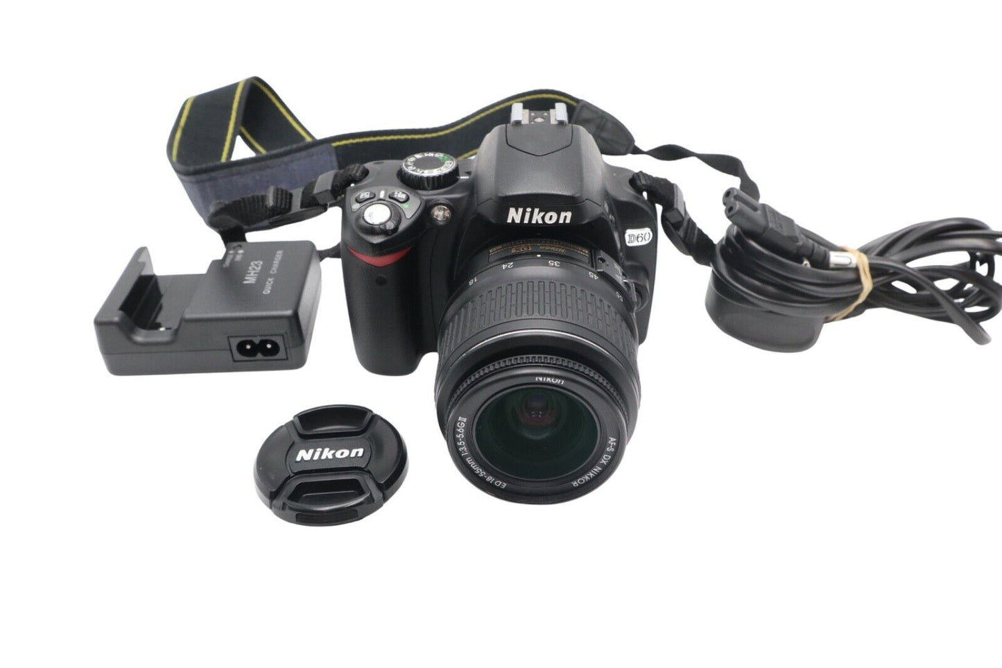 Nikon D60 DSLR Camera 10.2 MP with 18-55mm, Shutter Count 1964, V.Good Condition