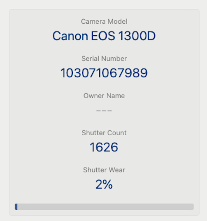 Canon EOS 1300D DSLR Camera 18.0MP with 18-55mm, Shutter Count 1626, V. G. Cond.