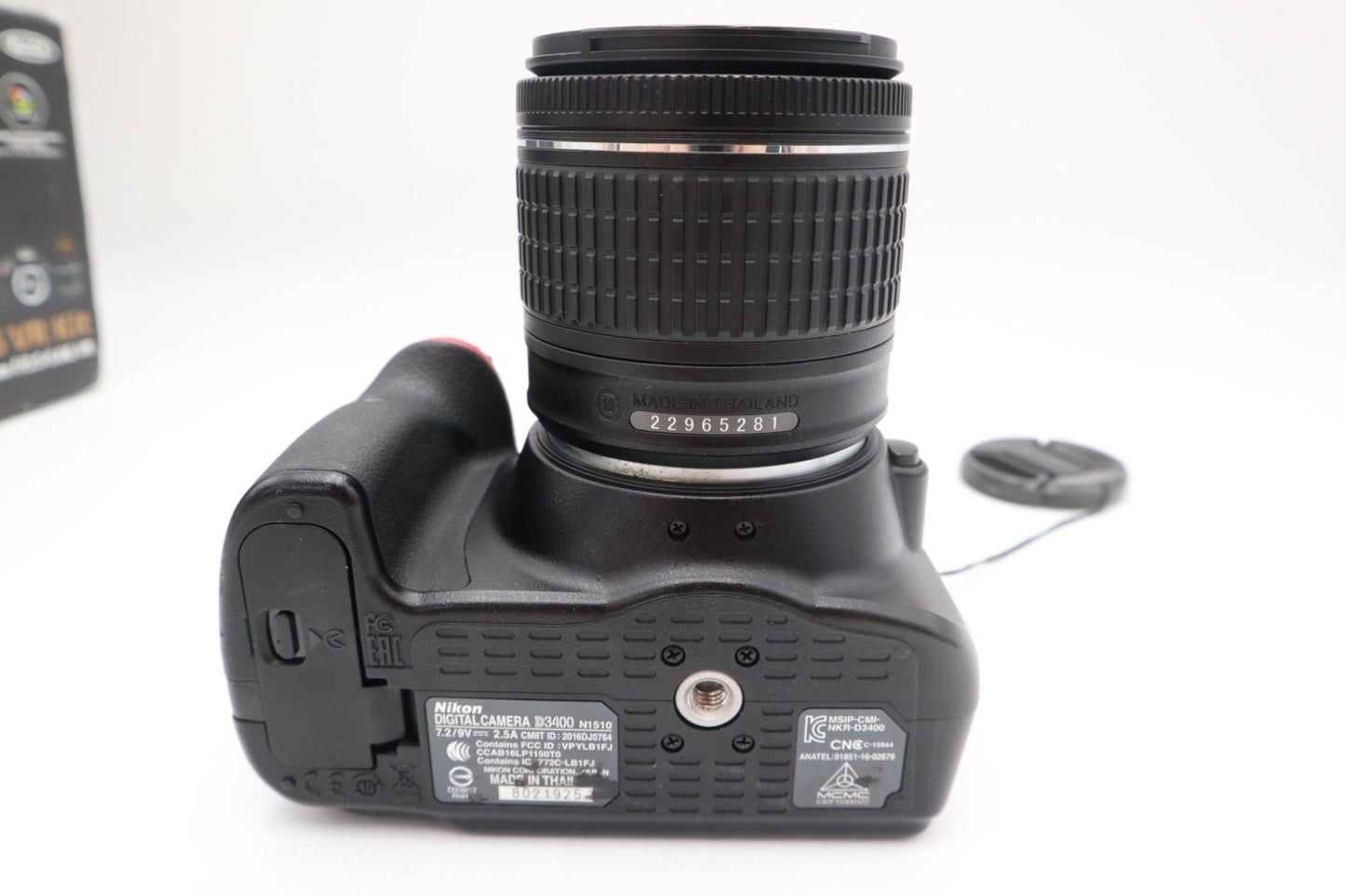 Nikon D3400 DSLR Camera 24.2MP with 18-55mm, Shutter Count 2425, Very Good Cond.