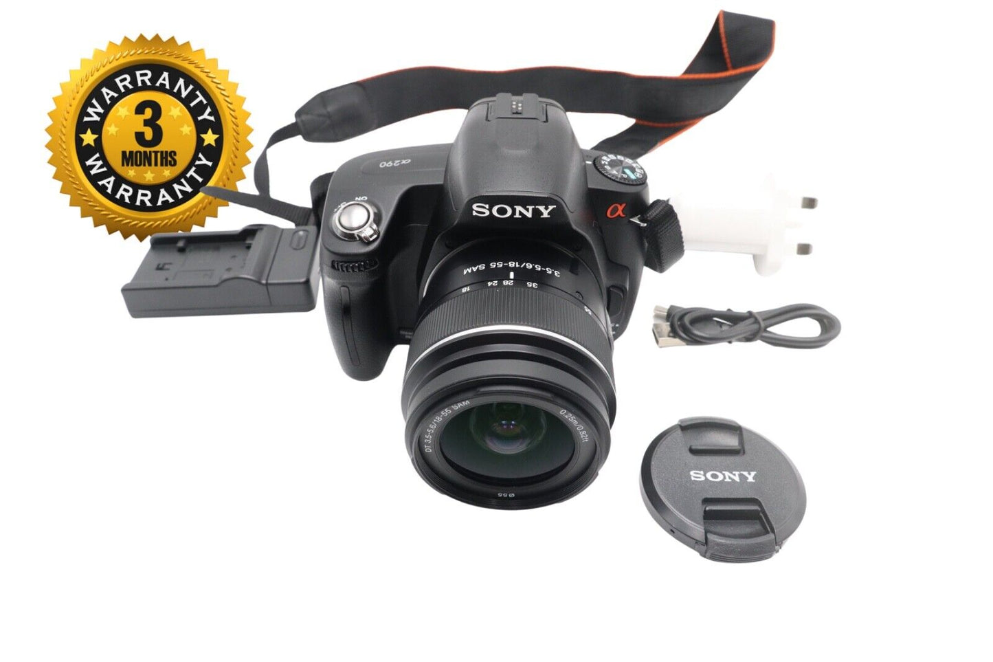 Sony Alpha A290 Camera DSLR 14.2MP with 18-55mm, Shutter Count 1160, Good Condi.