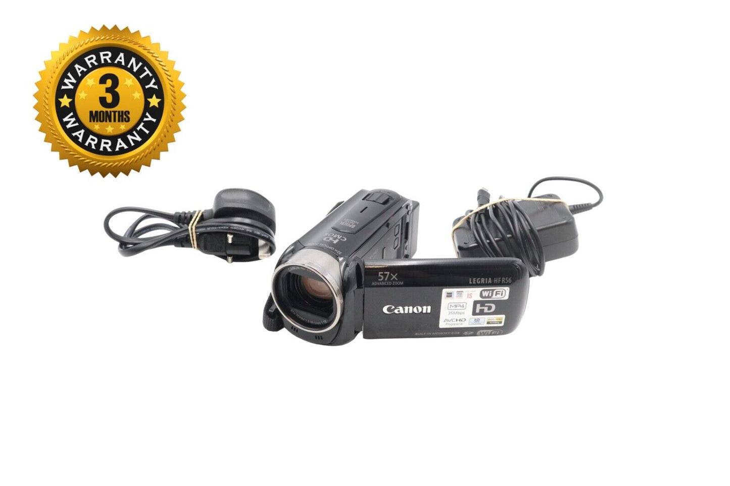Canon Legria HF R56 Camcorder, FULL HD, 57X Zoom, Wi-Fi, Very Good Condition