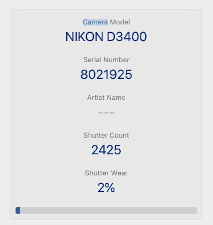 Nikon D3400 DSLR Camera 24.2MP with 18-55mm, Shutter Count 2425, Very Good Cond.