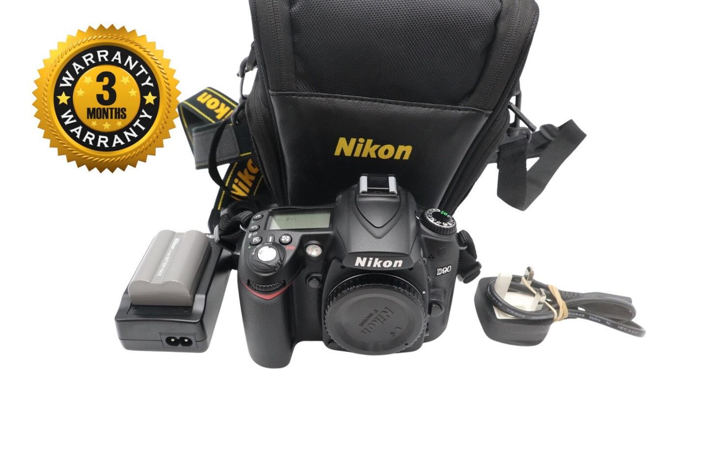 Nikon D90 DSLR Camera 12.3MP Body Only, Shutter Count 2373, Very Good Condition