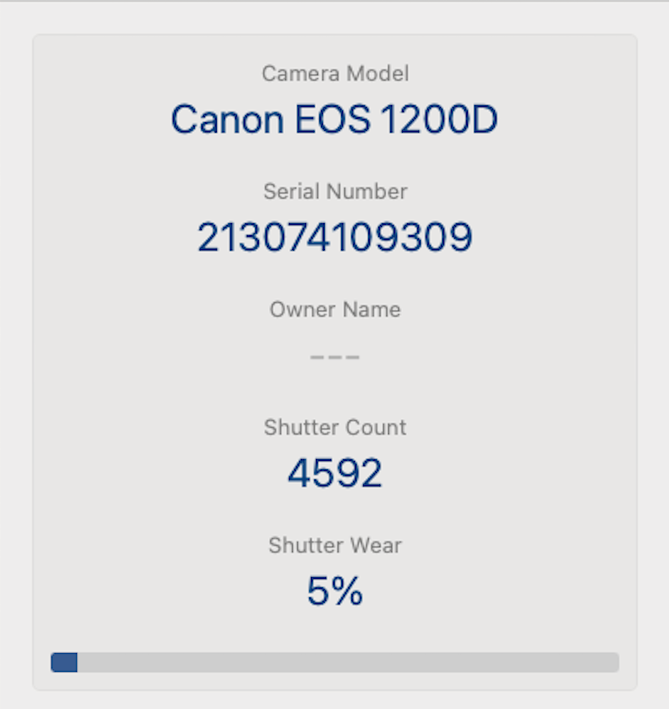 Canon EOS 1200D Camera DSLR 18MP with 18-55mm, Shutter Count 4592, V. Good Cond.