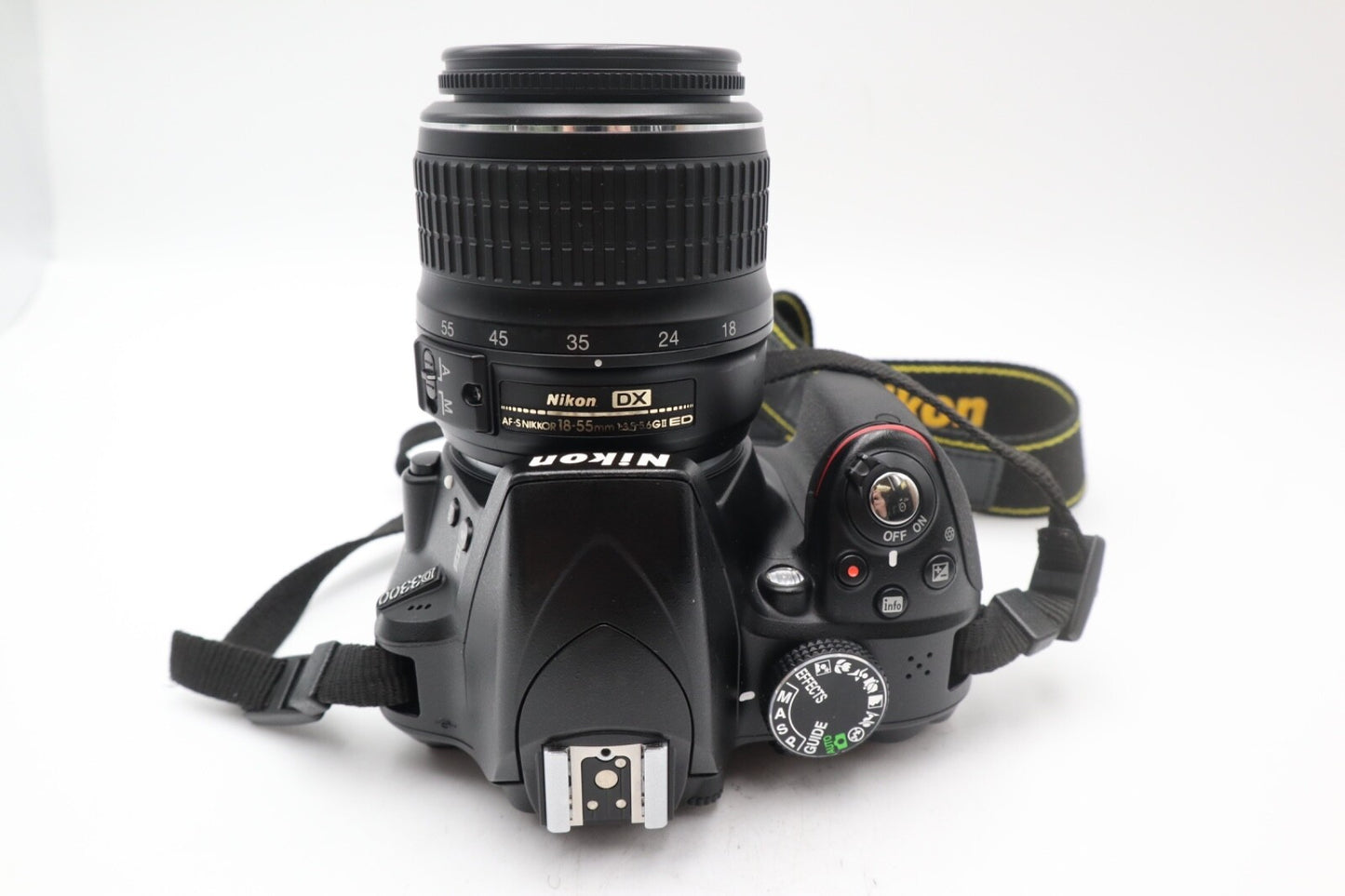 Nikon D3300 DSLR Camera 24.2MP with 18-55mm and 55-200mm, Shutter Count 14554