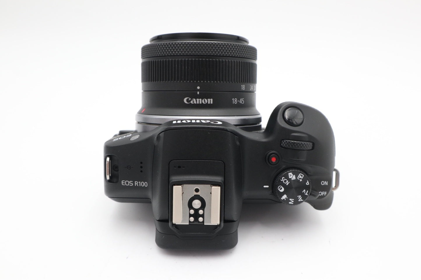 Canon EOS R100 Mirrorless Camera 24.1MP with 18-45mm IS Lens, Shutter Count 2000