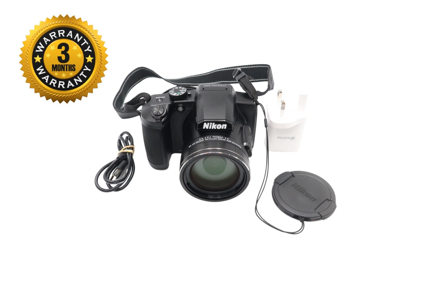 Nikon B600 Bridge Camera 16.0MP, 60x Zoom, Wi-Fi, FULL HD, Very Good Condition