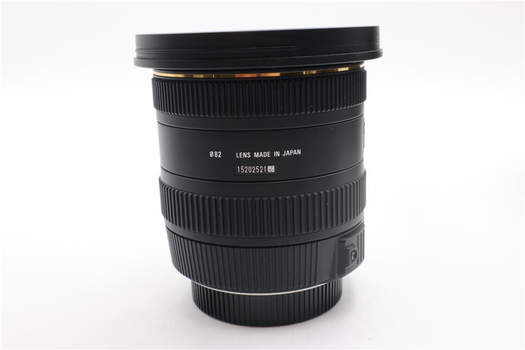 Sigma 10-20mm Lens f/3.5 EX HSM DC, Wide Angle Lens For Nikon, V. Good Condition