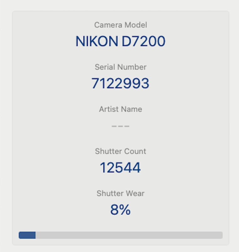Nikon D7200 DSLR Camera 24.2MP Body Only, Shutter Count 12544, Very Good REFURB.