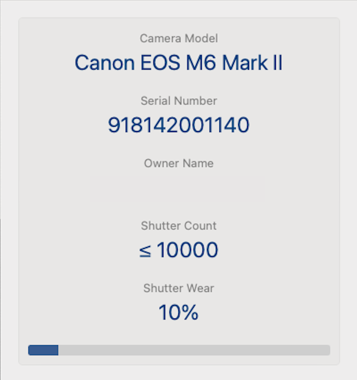 Canon EOS M6 Mark II Mirrorless Camera 32.5MP with 15-45mm, Shutter Count 10000