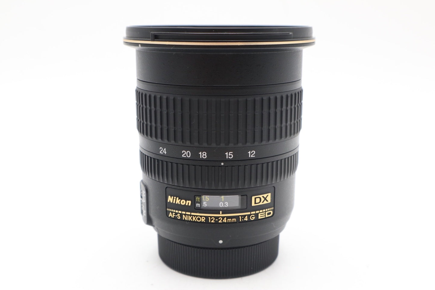 Nikon 12-24mm Wide-Angle Lens F/4.0 AF-S G ED DX, F-Mount, Very Good REFURBISHED