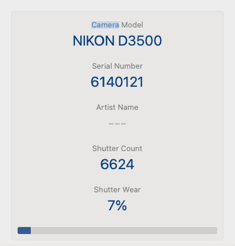 Nikon D3500 DSLR Camera 24.2MP with 18-55mm, Shutter Count 6624, Very Good Cond