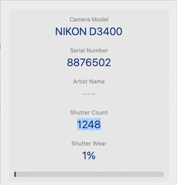 Nikon D3400 DSLR Camera 24.2MP with 18-55mm, Shutter Count 1248, Very Good Cond.