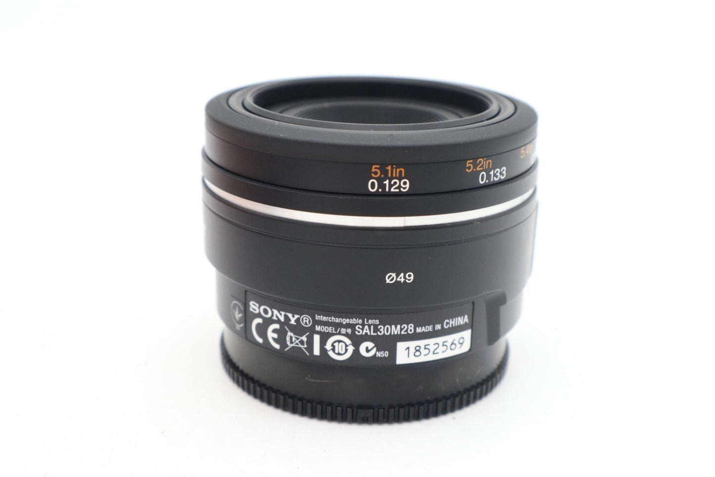 Sony 30mm Macro Lens f/2.8 SAM, Fixed, Very Sharp, Very Good REFURBISHED