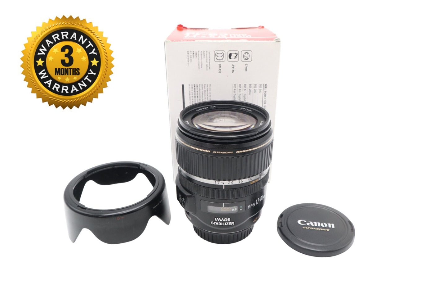 Canon 17-85mm All-Around Lens f/4.0-5.6 EF-S IS USM, Good Condition