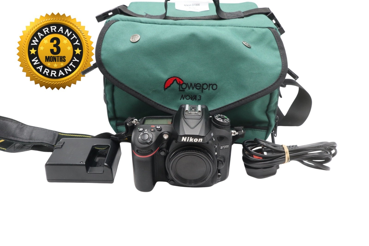 Nikon D7200 DSLR Camera 24.2MP Body Only, Shutter Count 12544, Very Good REFURB.