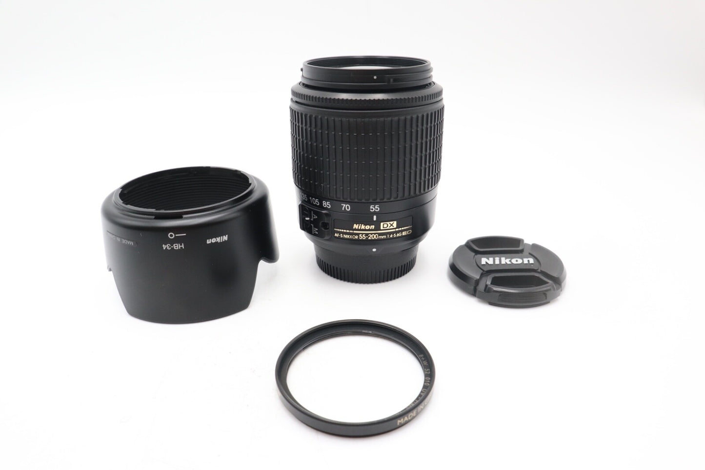 Nikon D3300 DSLR Camera 24.2MP with 18-55mm and 55-200mm, Shutter Count 14554