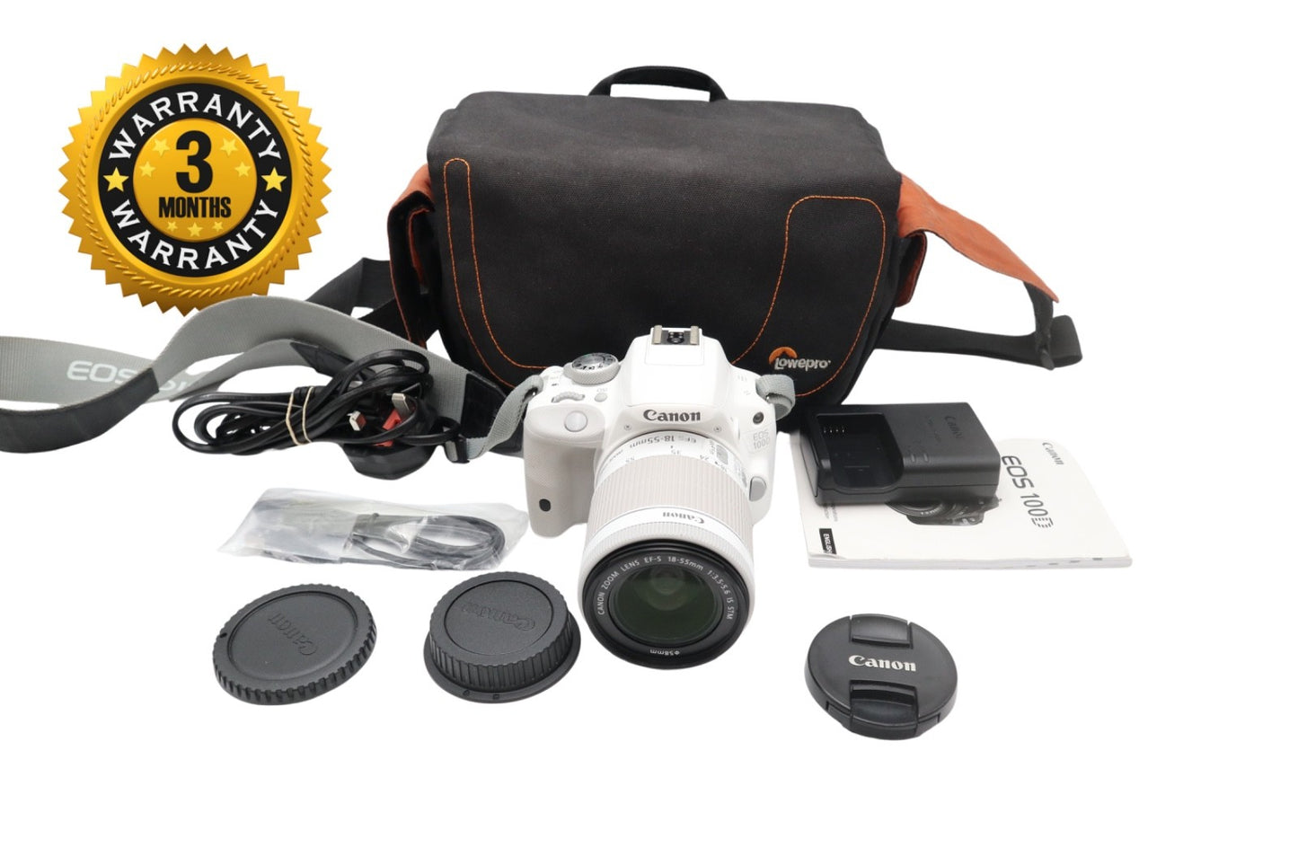 Canon 100D DSLR Camera 18MP with 18-55mm Shutter Count 4491, Good Condition