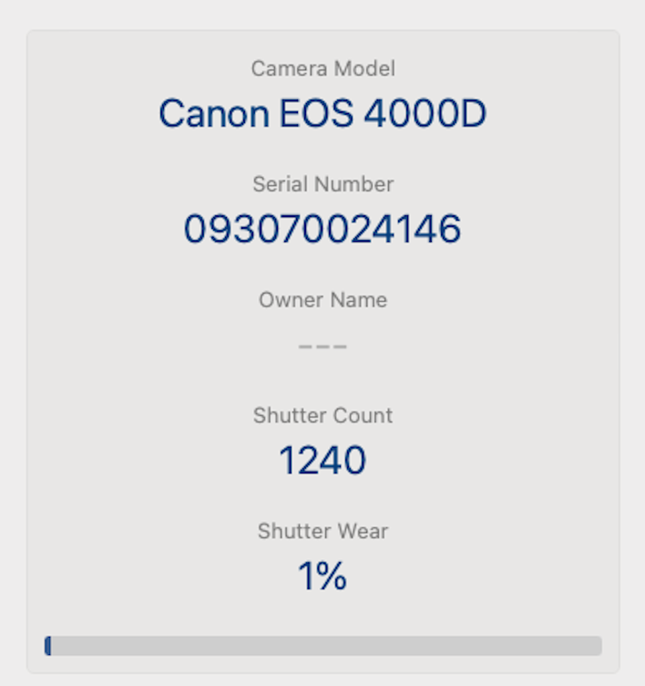 Canon 4000D Camera DSLR 18.0MP with 18-55mm, Shutter Count 1240, Very Good Cond.