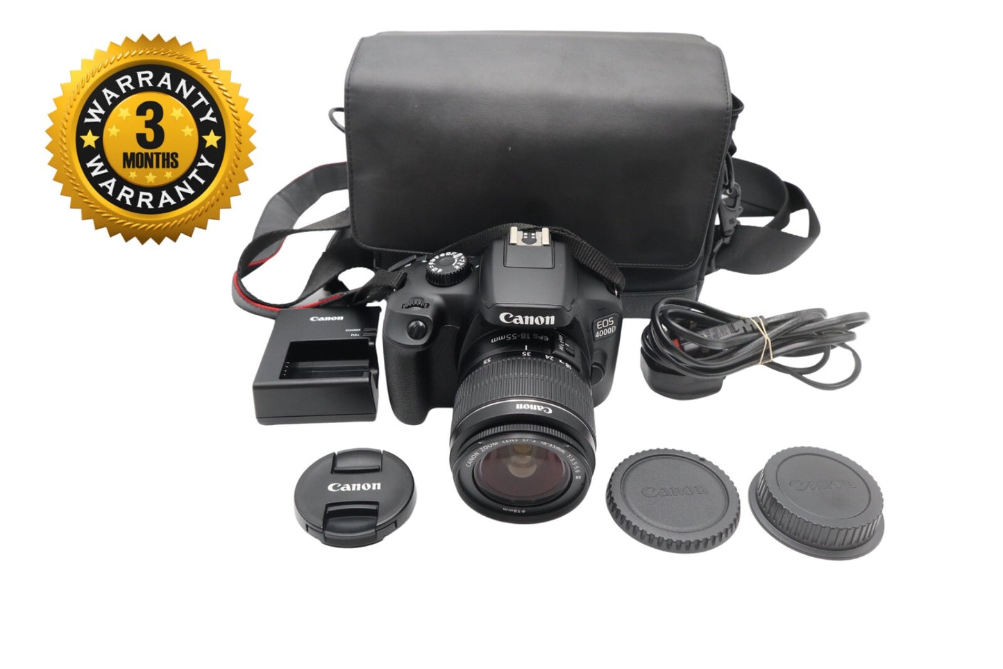 Canon 4000D Camera DSLR 18.0MP with 18-55mm, Shutter Count 1318, Excellent REFUR