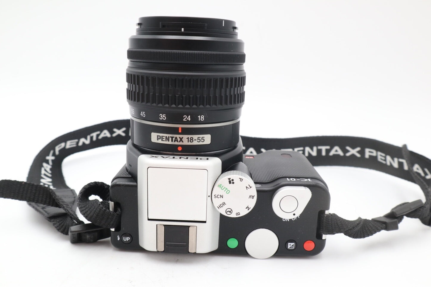 Pentax K-01 Mirrorless Camera 16MP with 18-55mm Lens, Shutter Count 801