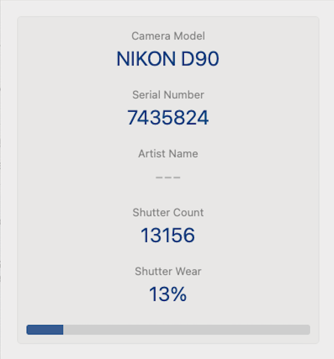 Nikon D90 DSLR Camera 12.3MP Body Only, Shutter Count 13 %, Fair Condition