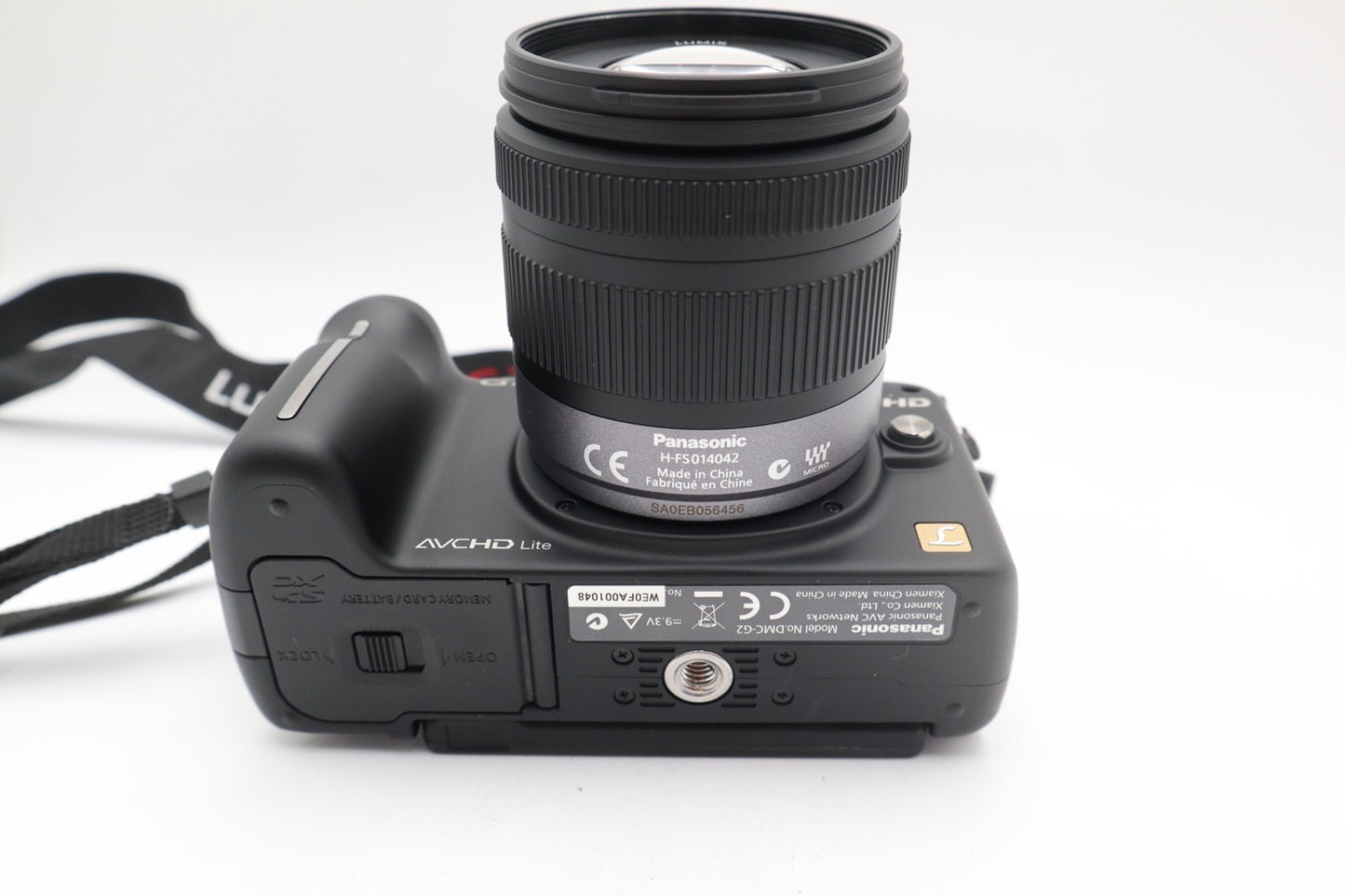 Panasonic G2 Digital Camera 12.1MP with 14-42mm Lens, S. Count 206, V.Good Cond.