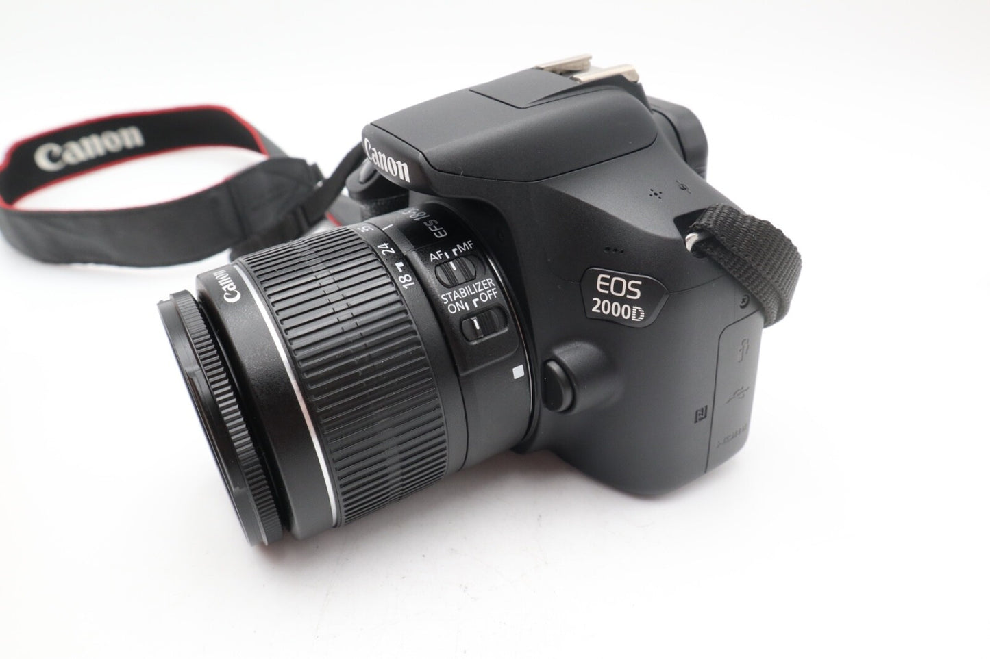 Canon 2000D DSLR Camera 24.1MP with 18-55mm, Shutter Count 10225, V. Good Cond.