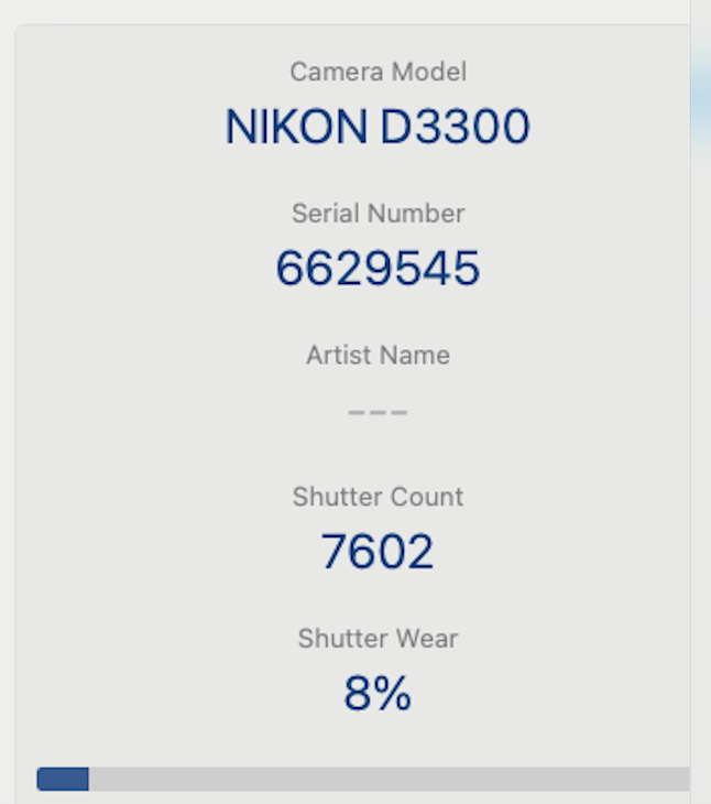 Nikon D3300 DSLR Camera 24.2MP with 18-55mm, Shutter Count 7602, Very Good Cond