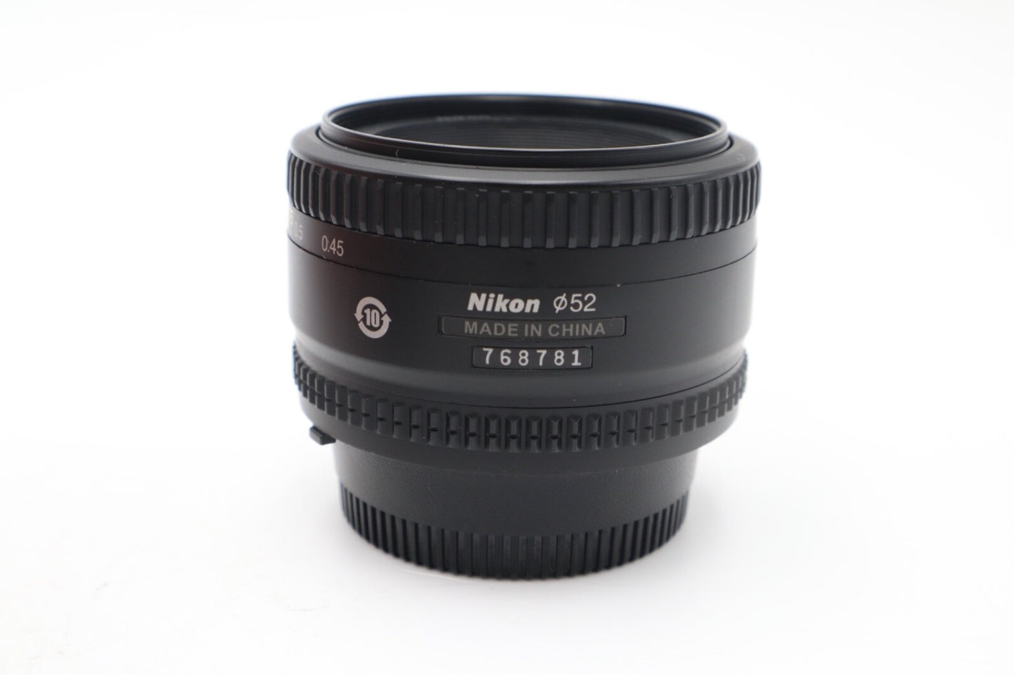Nikon 50mm F1.8D Lens AF Nikkor Sharp Portrait, Fixed Prime, Good Condition
