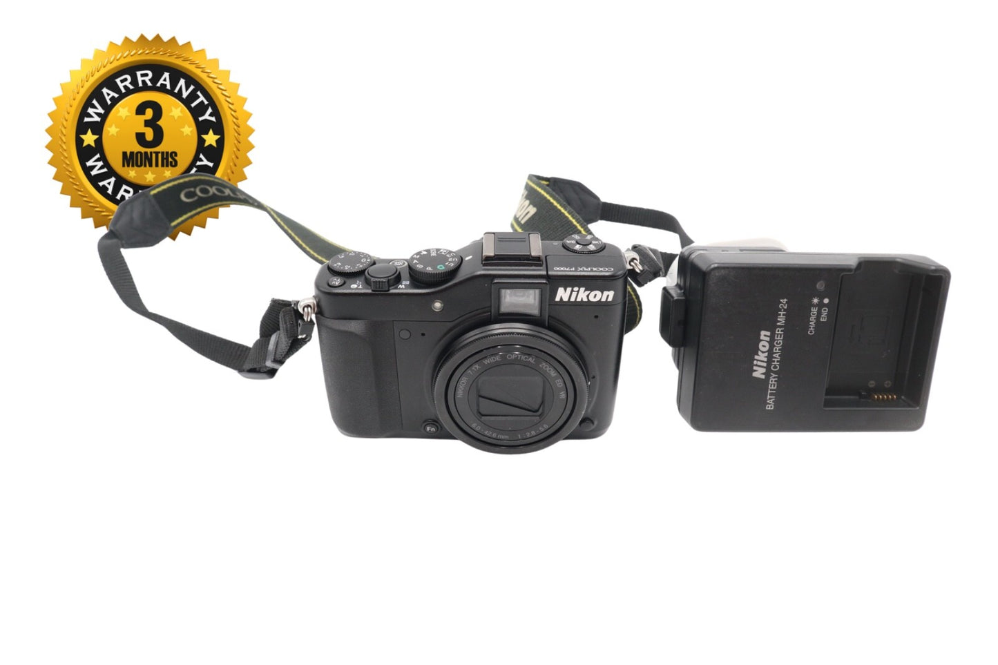 Nikon COOLPIX P7000 10.1MP Digital Camera ( 28-200mm approx zoom ) Good Conditio