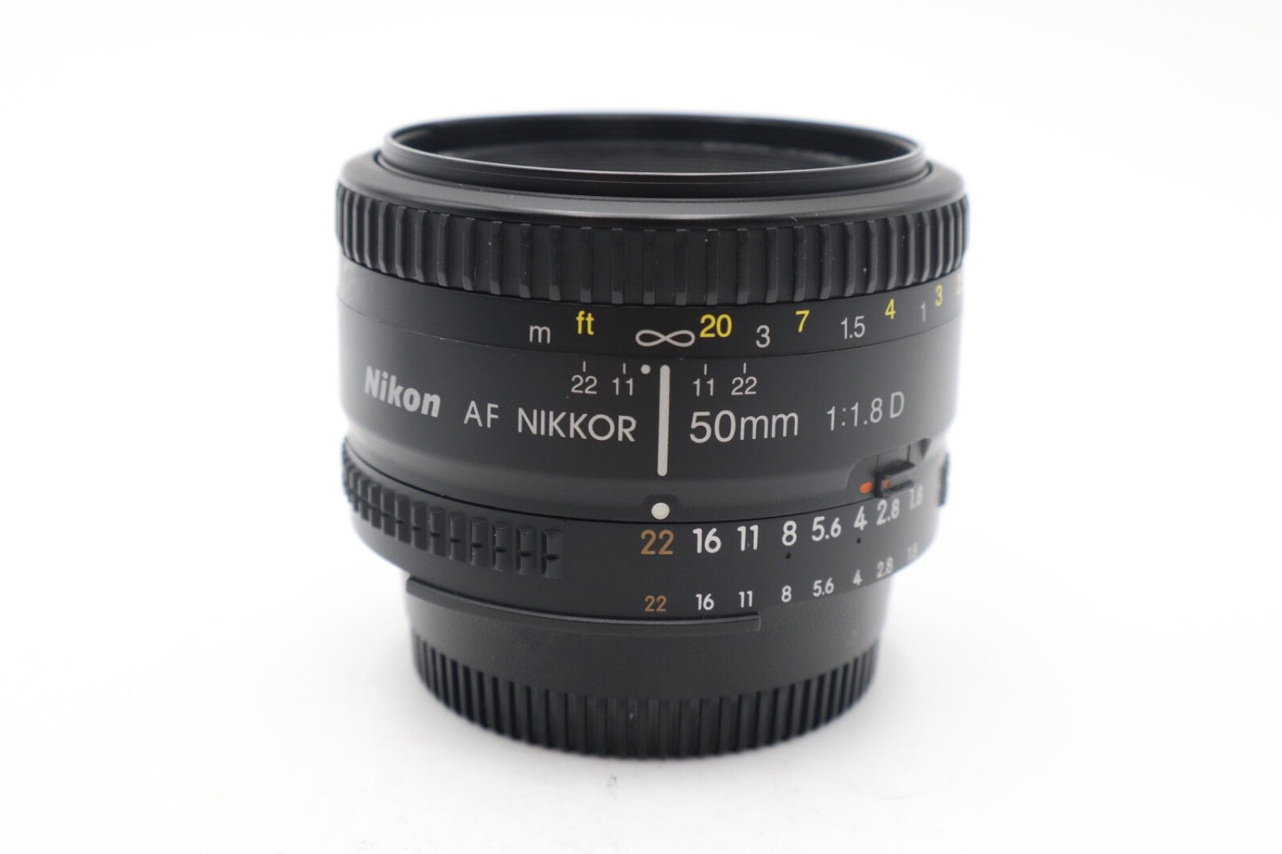 Nikon 50mm F1.8D Lens AF Nikkor Sharp Portrait, Fixed Prime, Good Condition